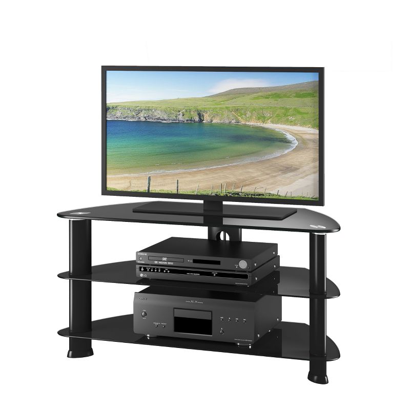 Corner Tv Stand CorLiving Black
