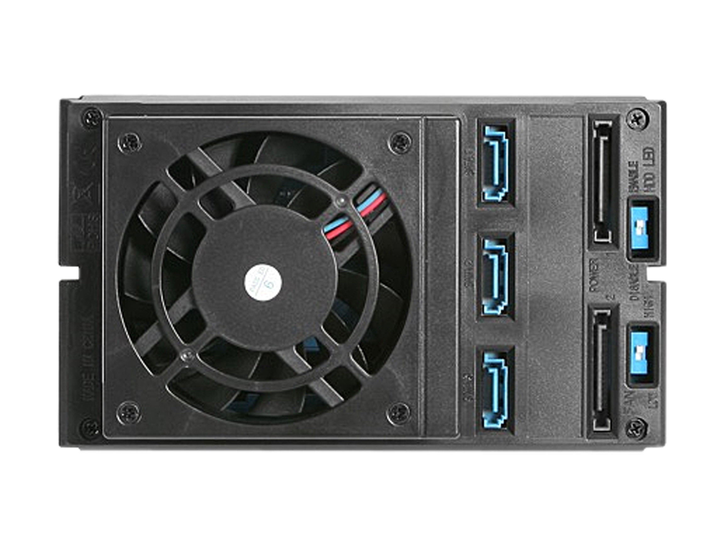 iStarUSA BPN-DE230P-BLACK Trayless 2x 5.25" to 3x 3.5" 12Gb/s HDD Hot-swap Rack with Independent HDD Power Switch