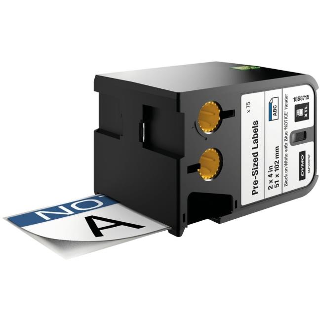 XTL 2X4IN BLACK ON WHITE W/