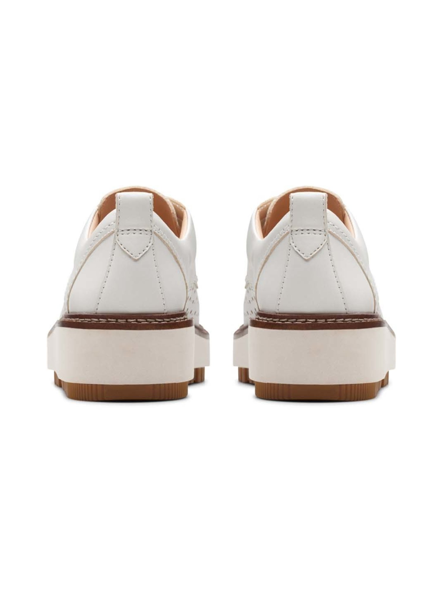 Clarks Women's OriannaW Off White Derby Shoes