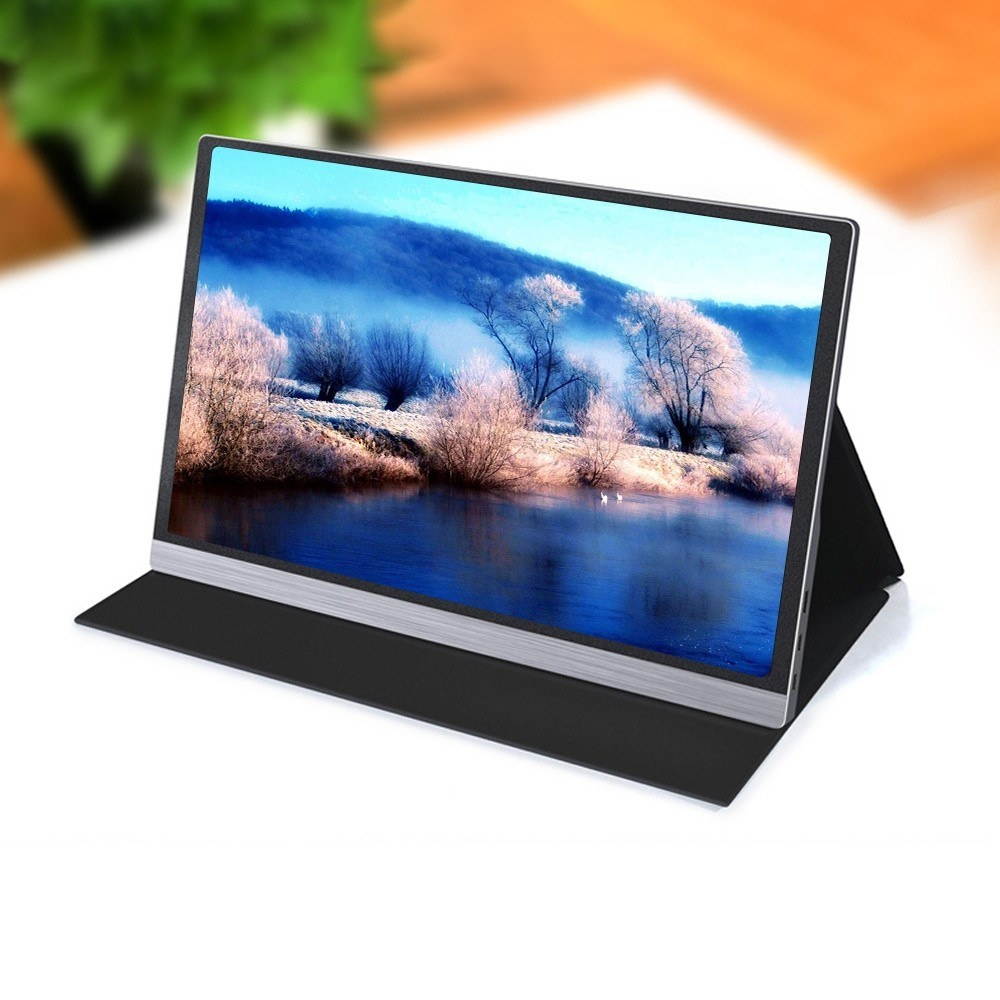 AOSIMAN Portable 15.6inch 1080P LCD Screen 47% NSTC 16.7 Million Colors Gaming Monitor Portable Display IPS