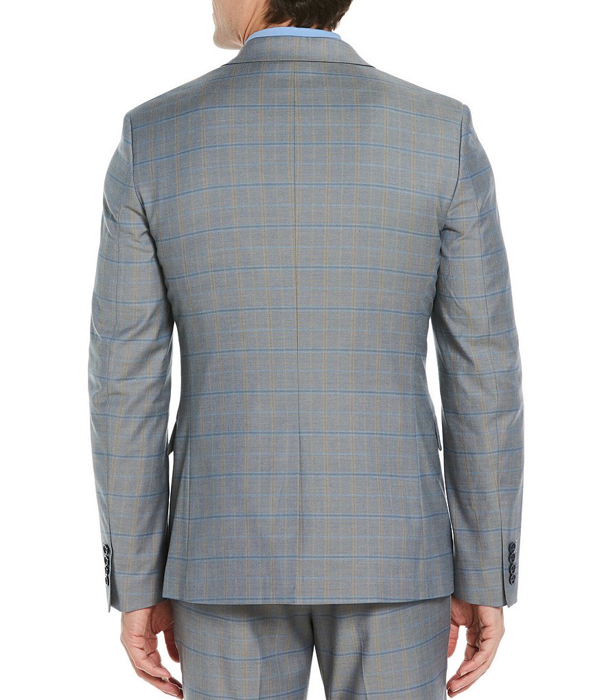 Perry Ellis Slim-Fit Tonal Plaid Suit Separates Jacket