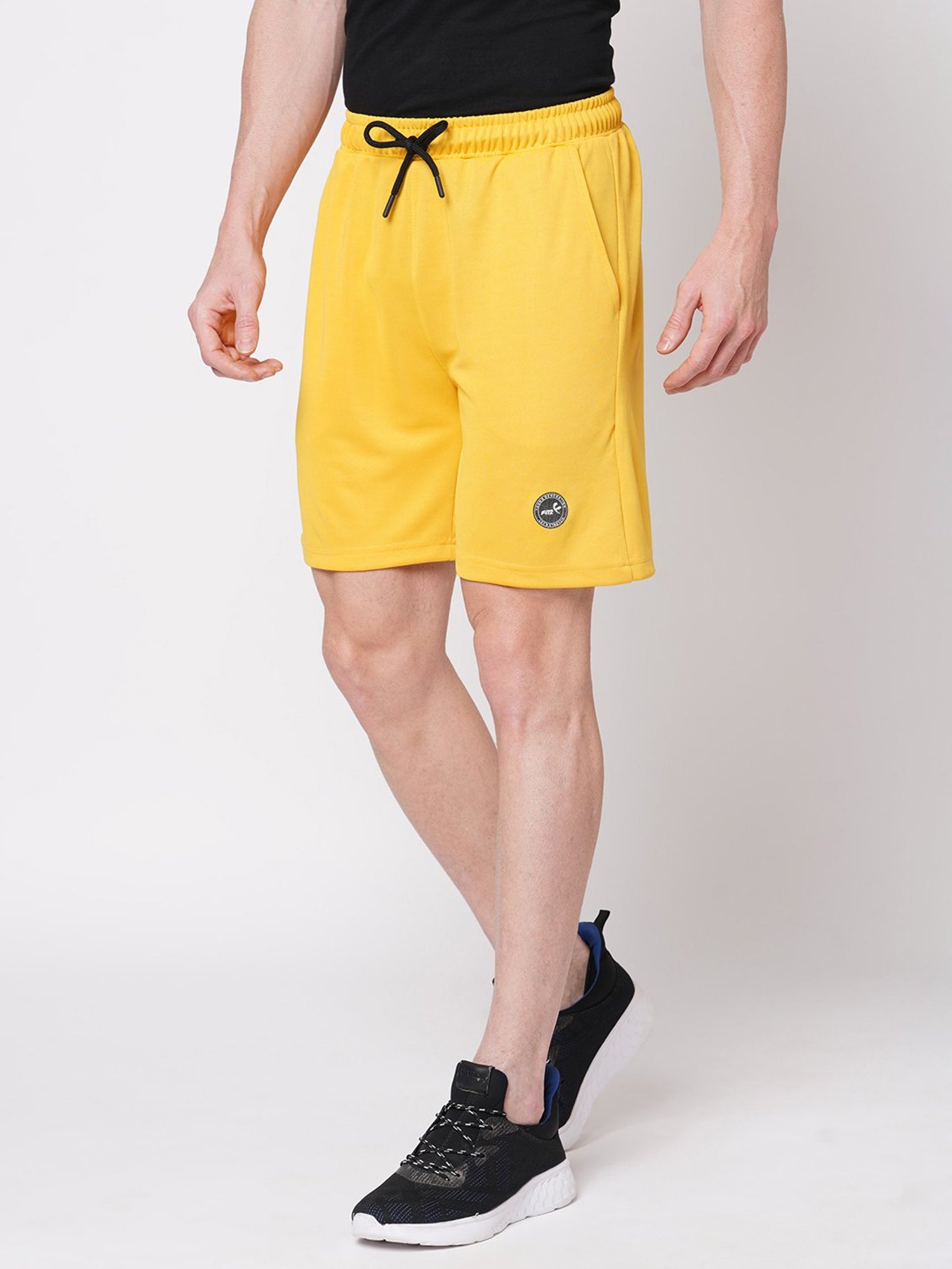 Fitz Yellow Slim Fit Shorts