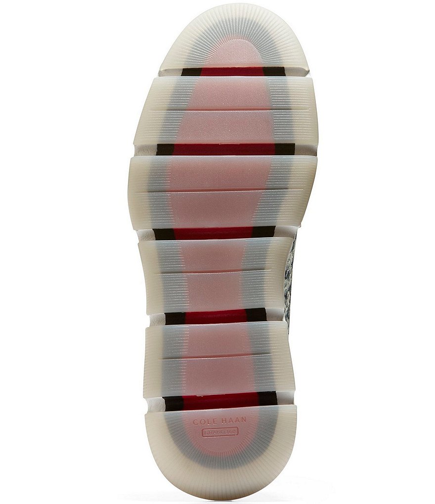 Cole Haan 4.ZEROGRAND Snake Print Leather Penny Loafers