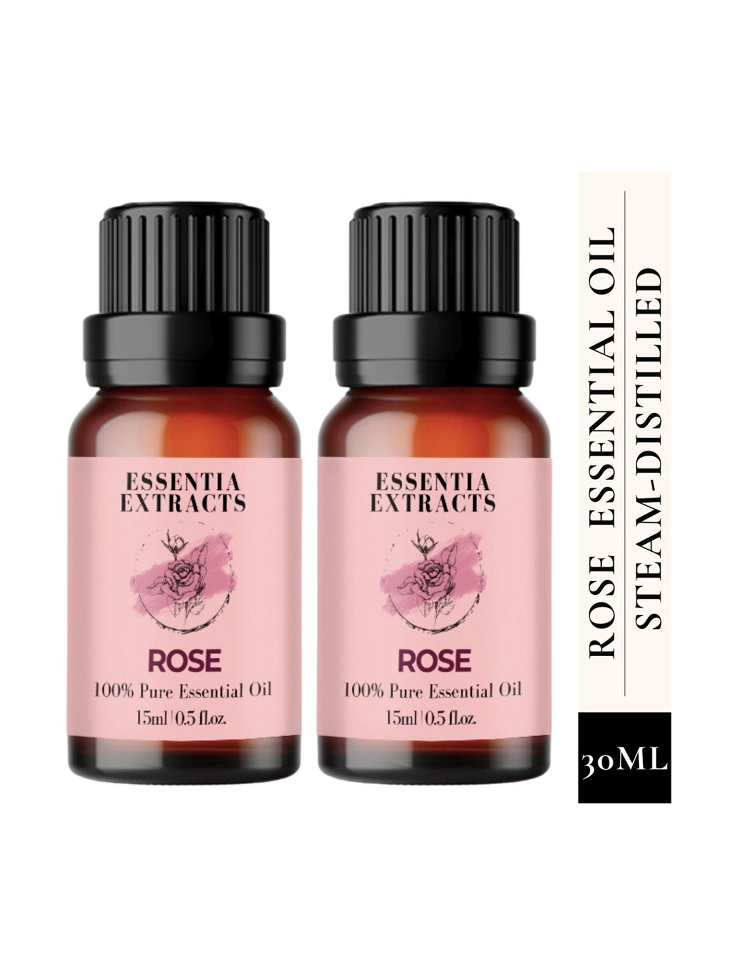 Essentia Extracts Rose Essential Oil (Pack of 2) - 30 ml