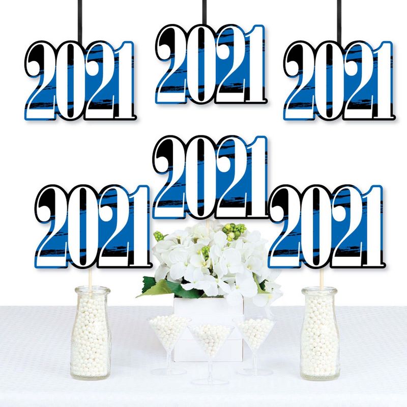 Big Dot of Happiness Senior Strong - Hanging Porch Class of 2021 Graduation Party Outdoor Decorations - Front Door Decor - 1 Piece Sign