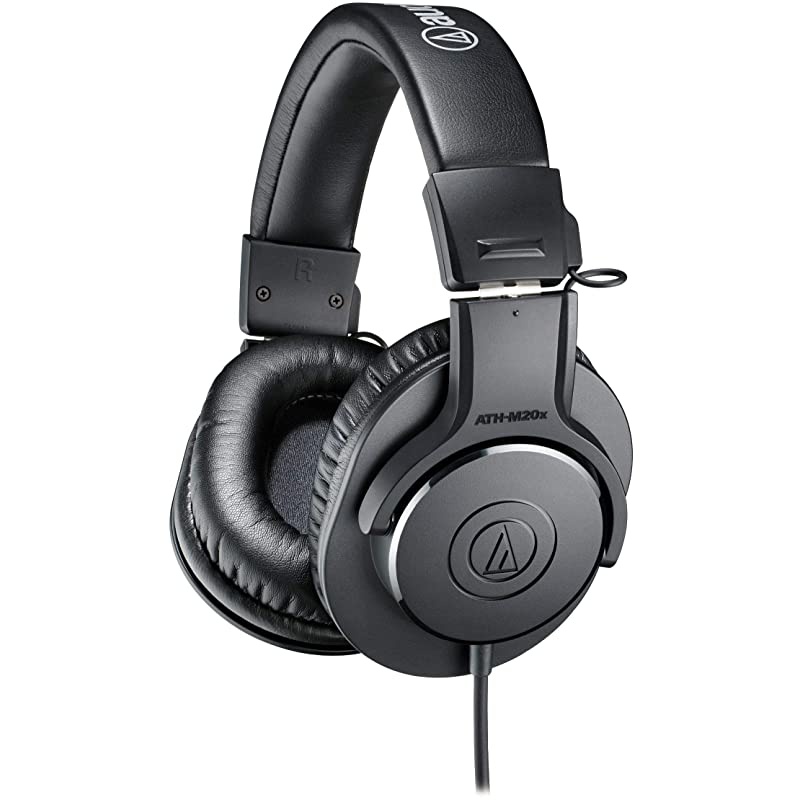 ATHM20x Professional Studio Monitor Headphones Black
