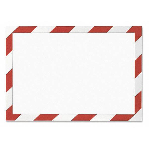 Durable 4770132 Twin-color Border Self-adhs Security Frame