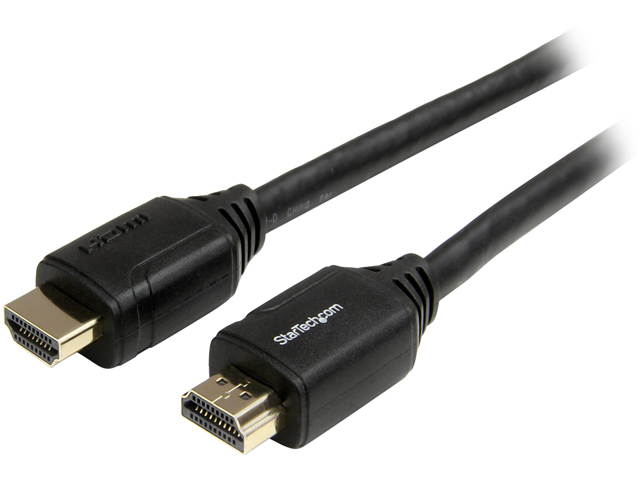 StarTech.com HD2MM15MA CL2 HDMI Cable - 50 ft / 15m - Active - High Speed - 4K HDMI Cable - HDMI 2.0 Cable - In Wall HDMI Cable with Ethernet