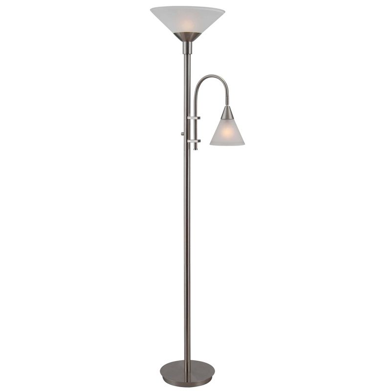 3-way Floor Lamp Stainless Steel - Kenroy Home