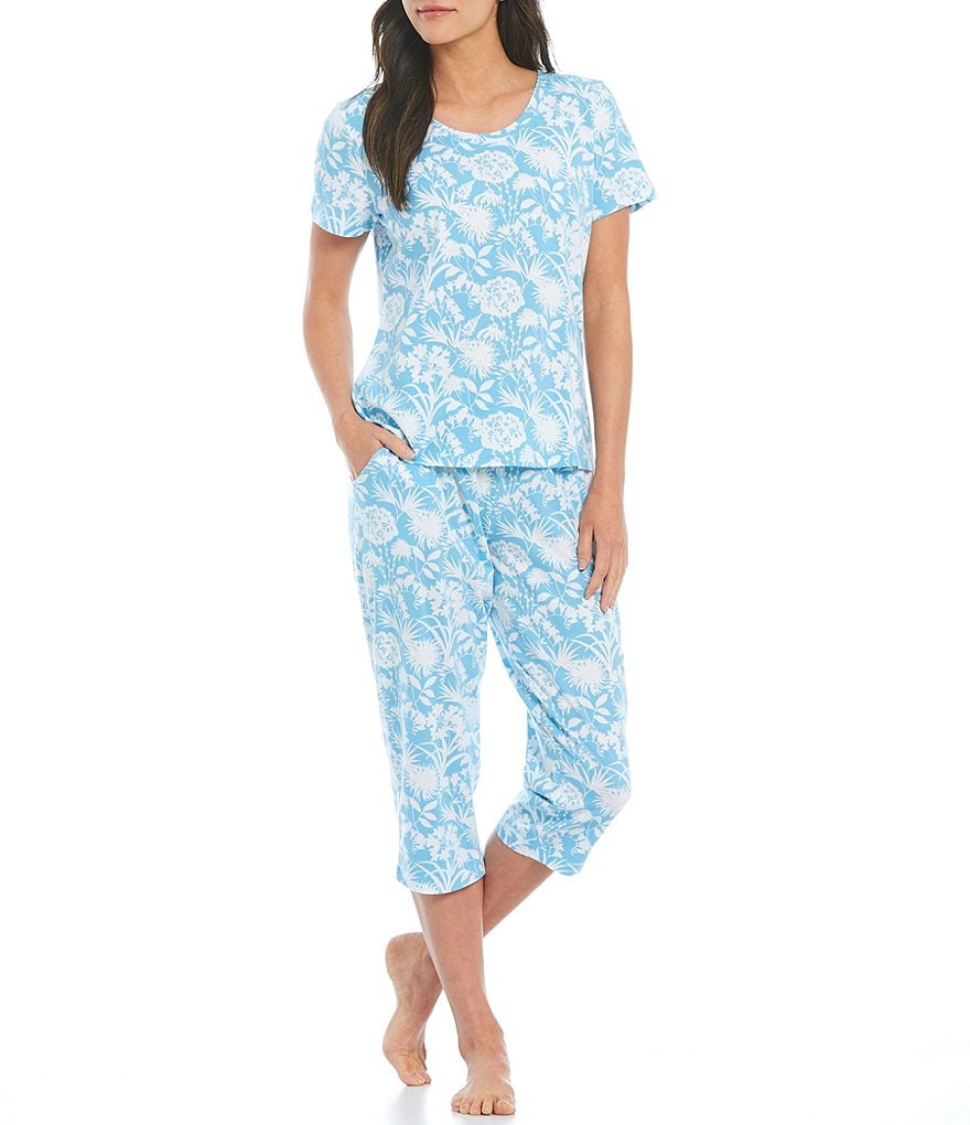 Sleep Sense Floral Print Knit Coordinating Sleep Tee