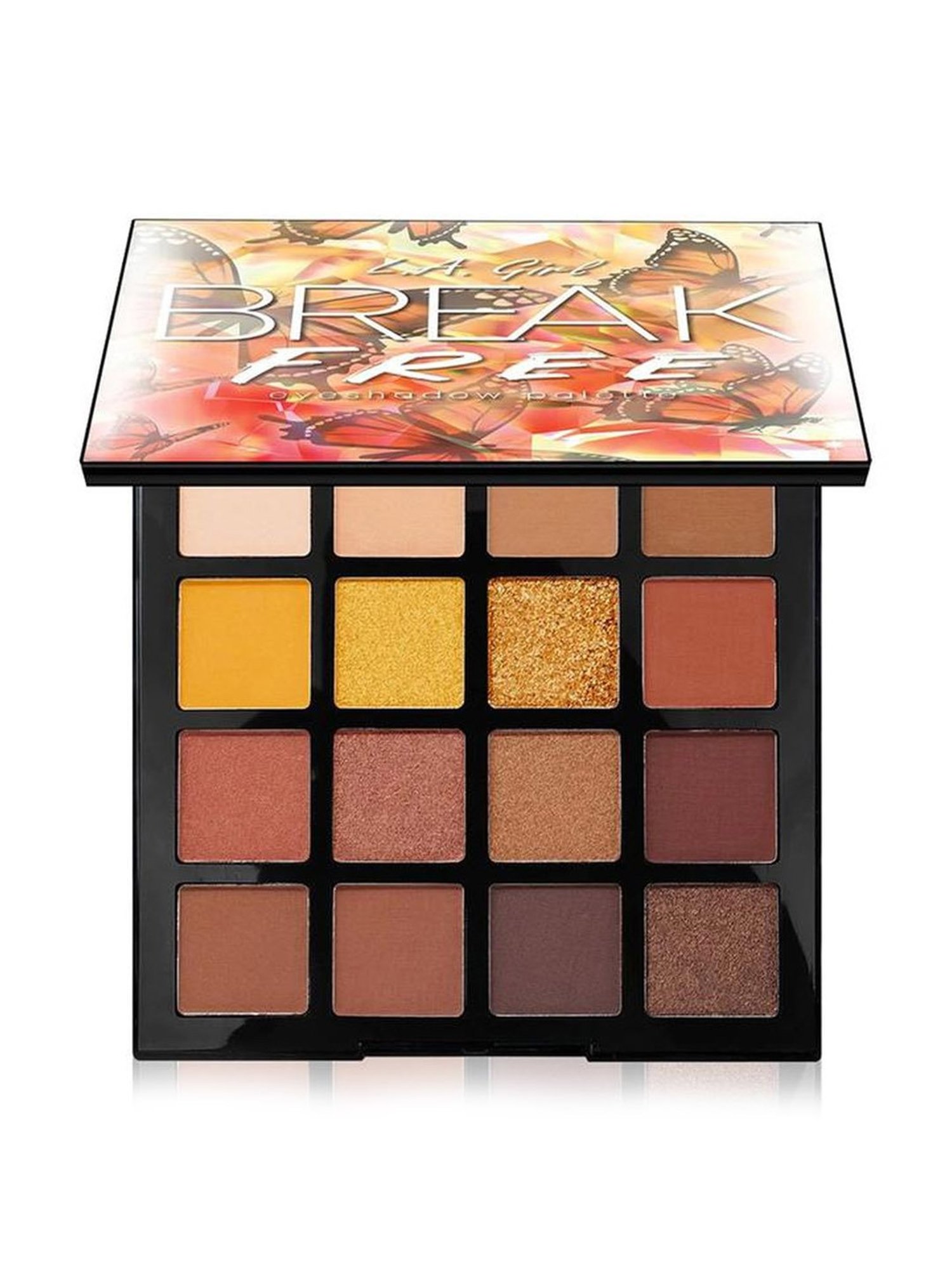 L.A. Girl 16 Color Break Free Eyeshadow Palette Be You - 35 gm