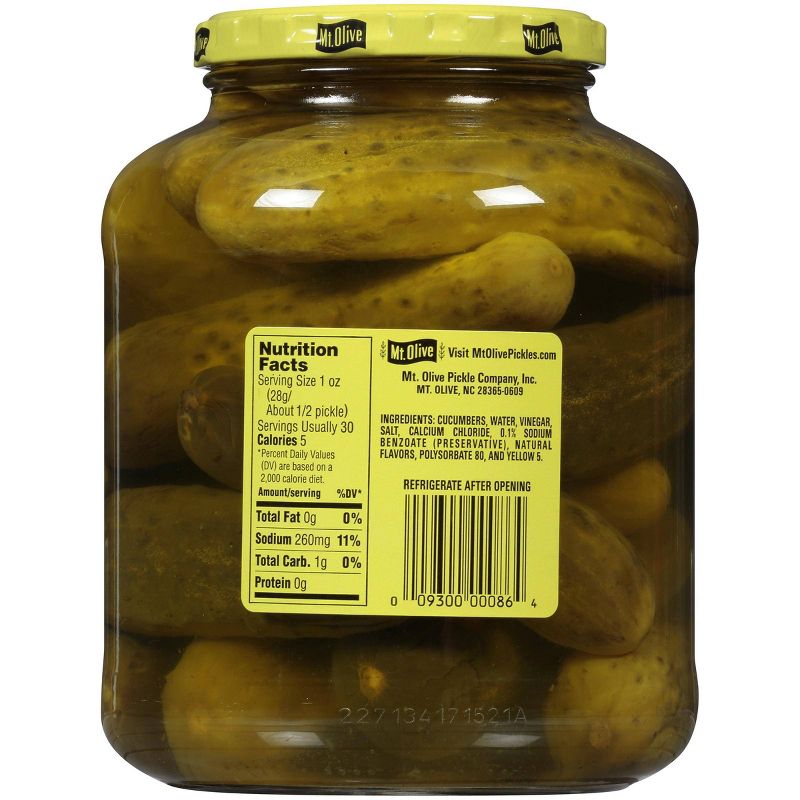 Mt. Olive Kosher Dill Pickles - 46oz