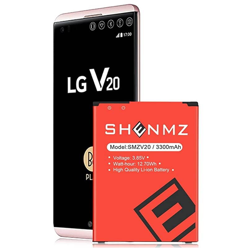 LG V20 Battery,  3300mAh 2021 New Replacement Battery for LG V20 BL-44E1F H910 H918 LS997 US996 VS995/V20 BL-44E1F Spare Battery