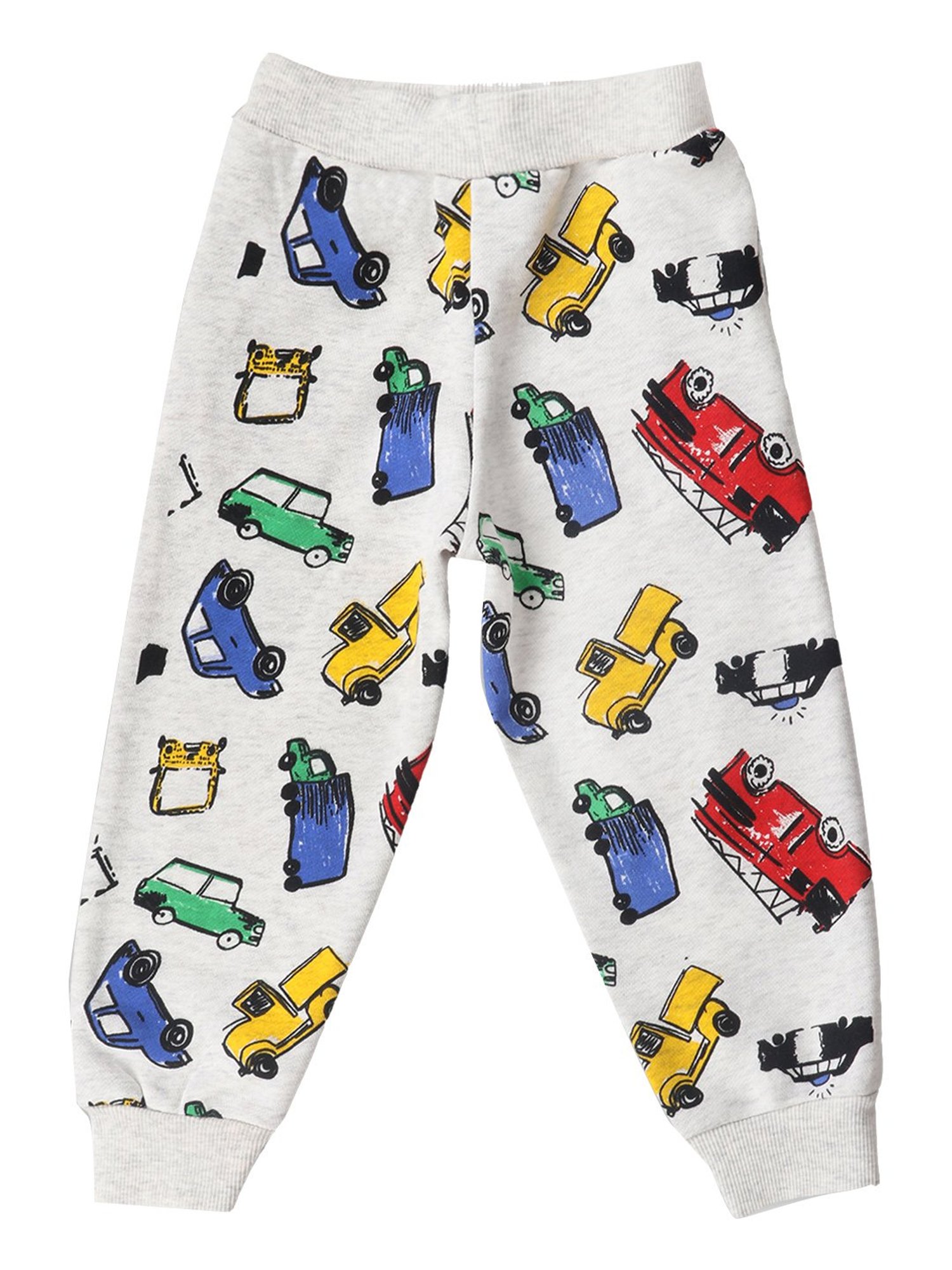 Lazy Shark Boys White Printed  Joggers