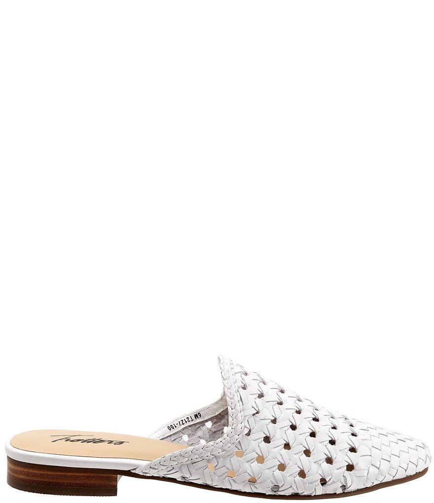 Trotters Leona Woven Leather Mules