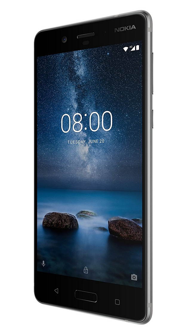 Nokia 8 64GB (No CDMA, GSM only) Factory Unlocked 4G/LTE Smartphone - Tempered Blue