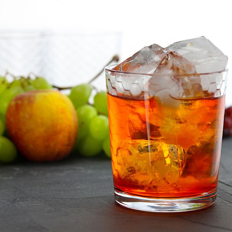 Pasabahce 16 Piece Horizon Double Old Fashioned and Tumbler Glass Set