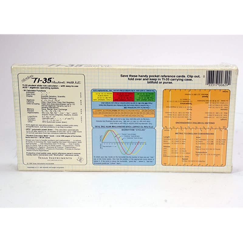 TI35X Scientific Calculator Battery Operated