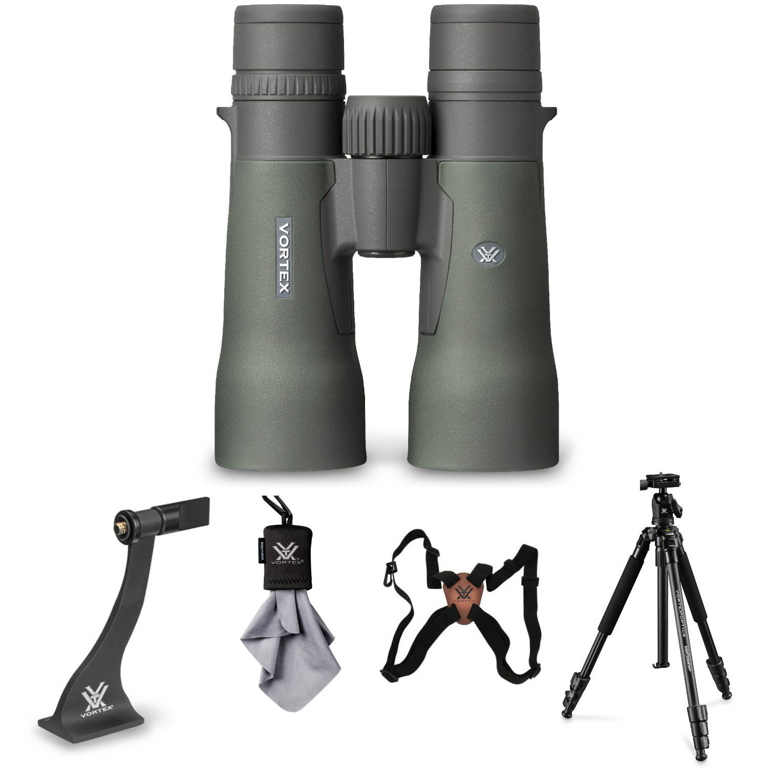Vortex Razor HD 10x50 Binoculars Complete Hunter's Outfit