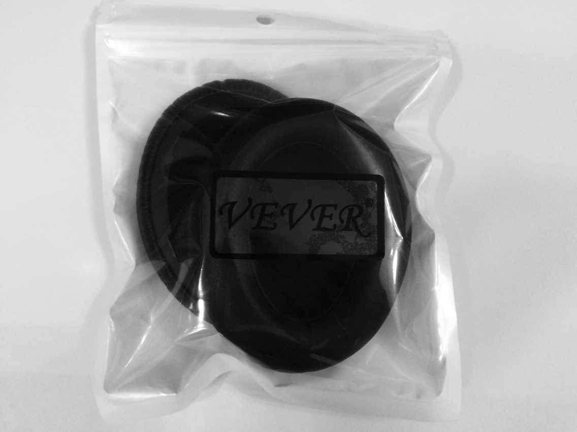 VEVER Black Color Replacement Ear Cushions Pad for AKG Y50 On-Ear Headphone (with VEVER Logo Package)