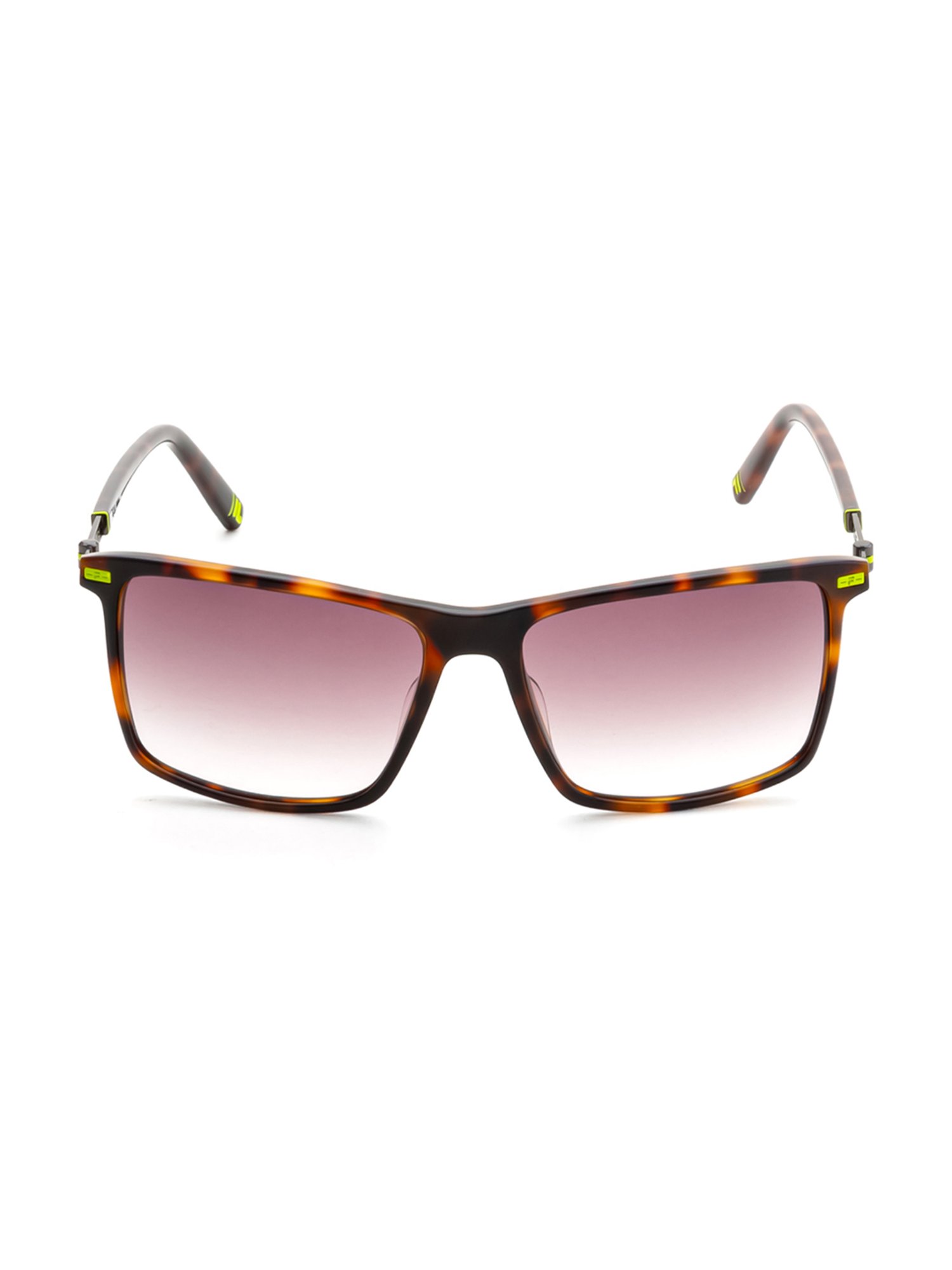 Fila Burgundy Square UV Protection Sunglasses for Men