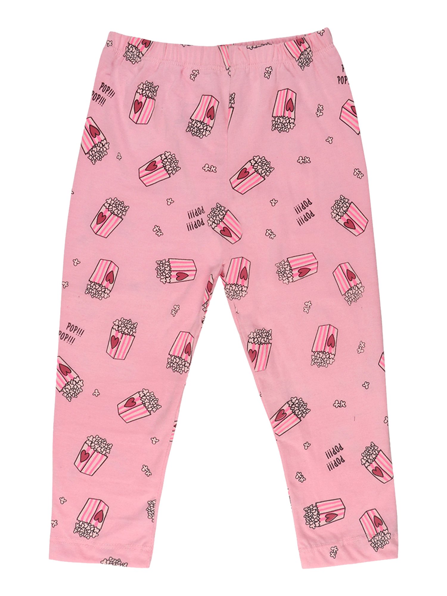 Lazy Shark Girls Blue & Pink Printed Top with Pants