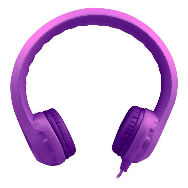 HamiltonBuhl Flex-Phones, Foam Headphones, Purple