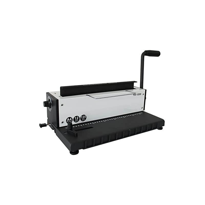 New All Steel Metal Wire Coil 34Holes Punching Binding Machine Binder Puncher