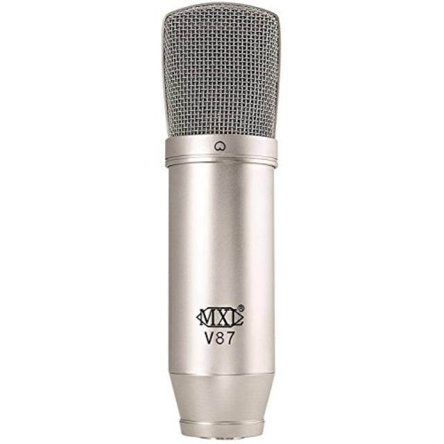 MXL V87 Low Noise Condenser Mic w/ Shockmount & Pop Filter
