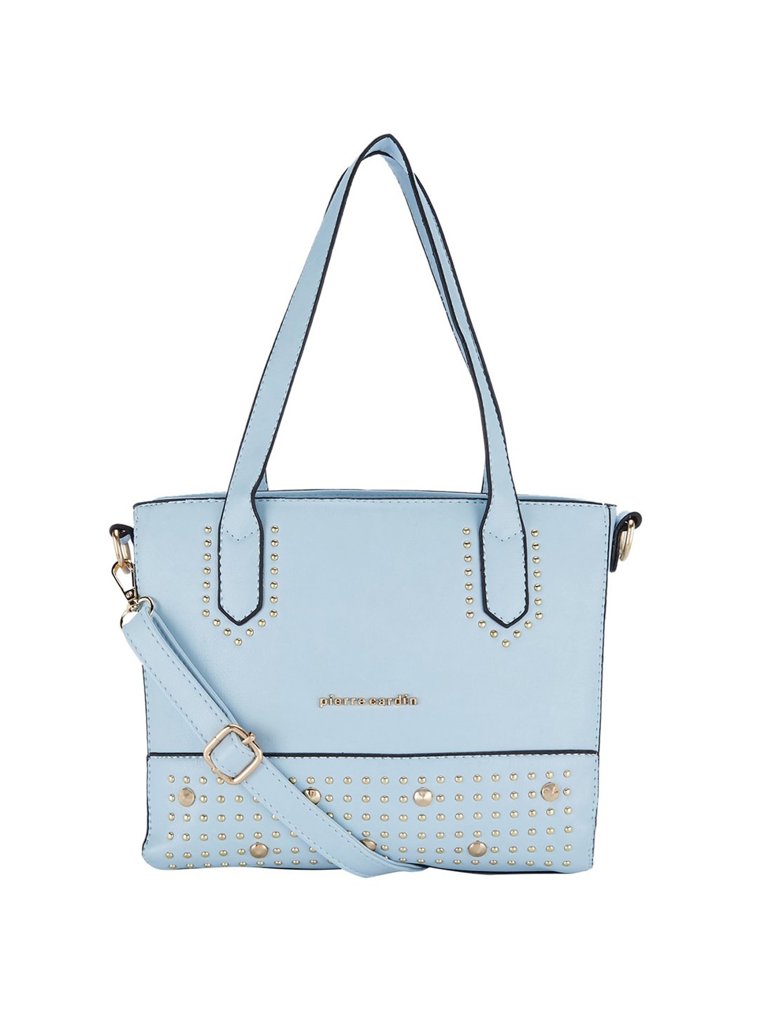 Pierre Cardin Blue Embellished Small Shoulder Handbag