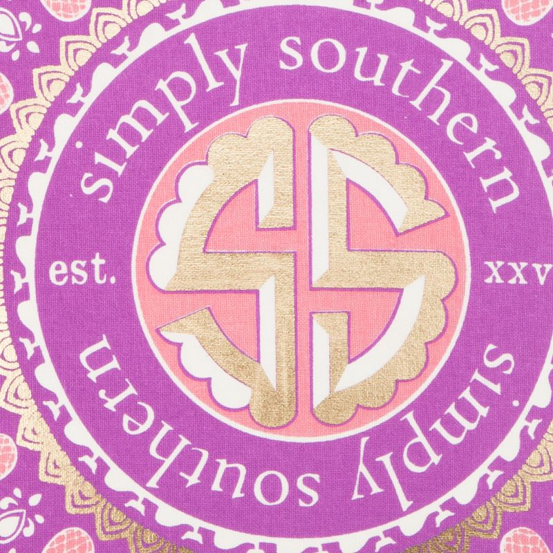 Simply Southern Medallion Throw Pillow Purple - Rizzy Home