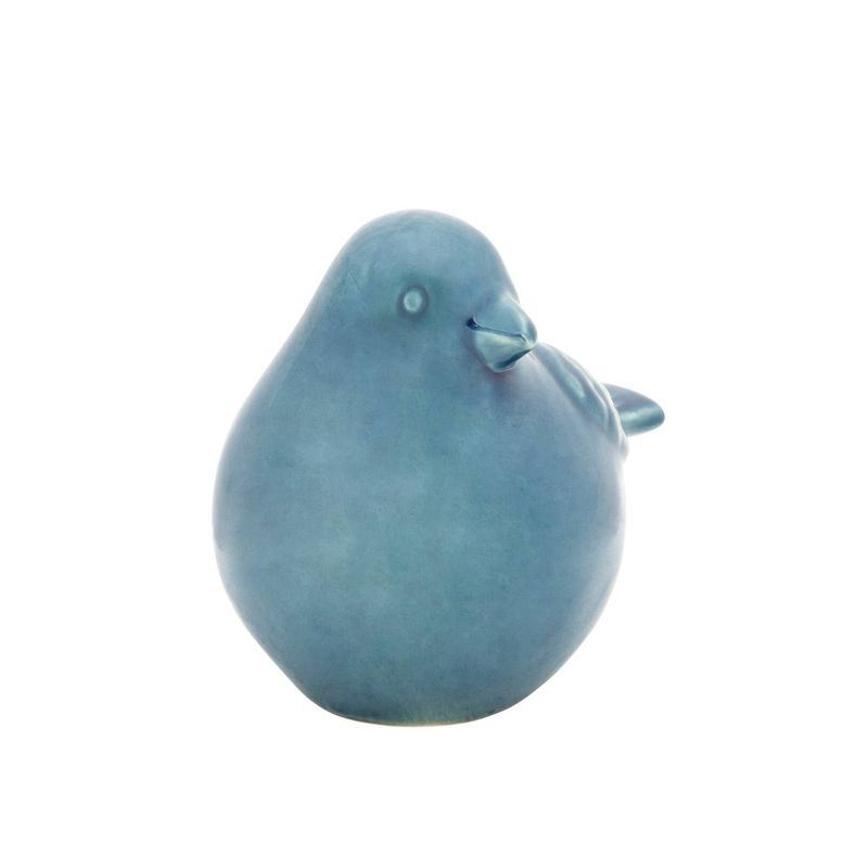 8" Ceramic Bird Figurine Turquoise - Sagebrook Home