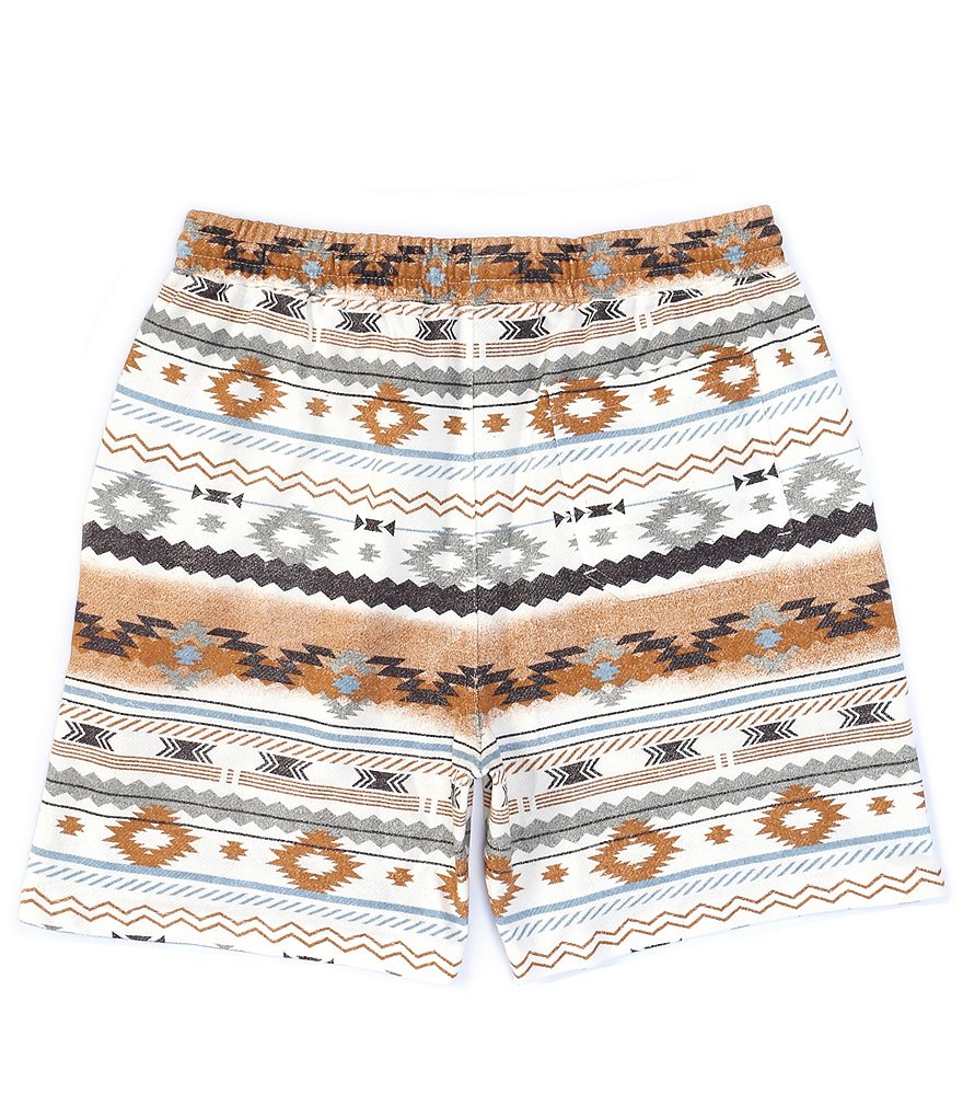 Hurley Modern Surf Striped 19#double; Outseam Tribal Print Pancho French Terry Shorts