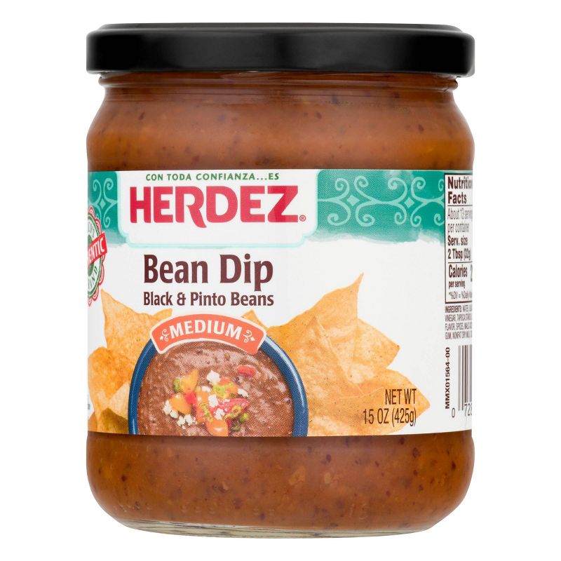 Herdez Medium Bean Dip - 15oz