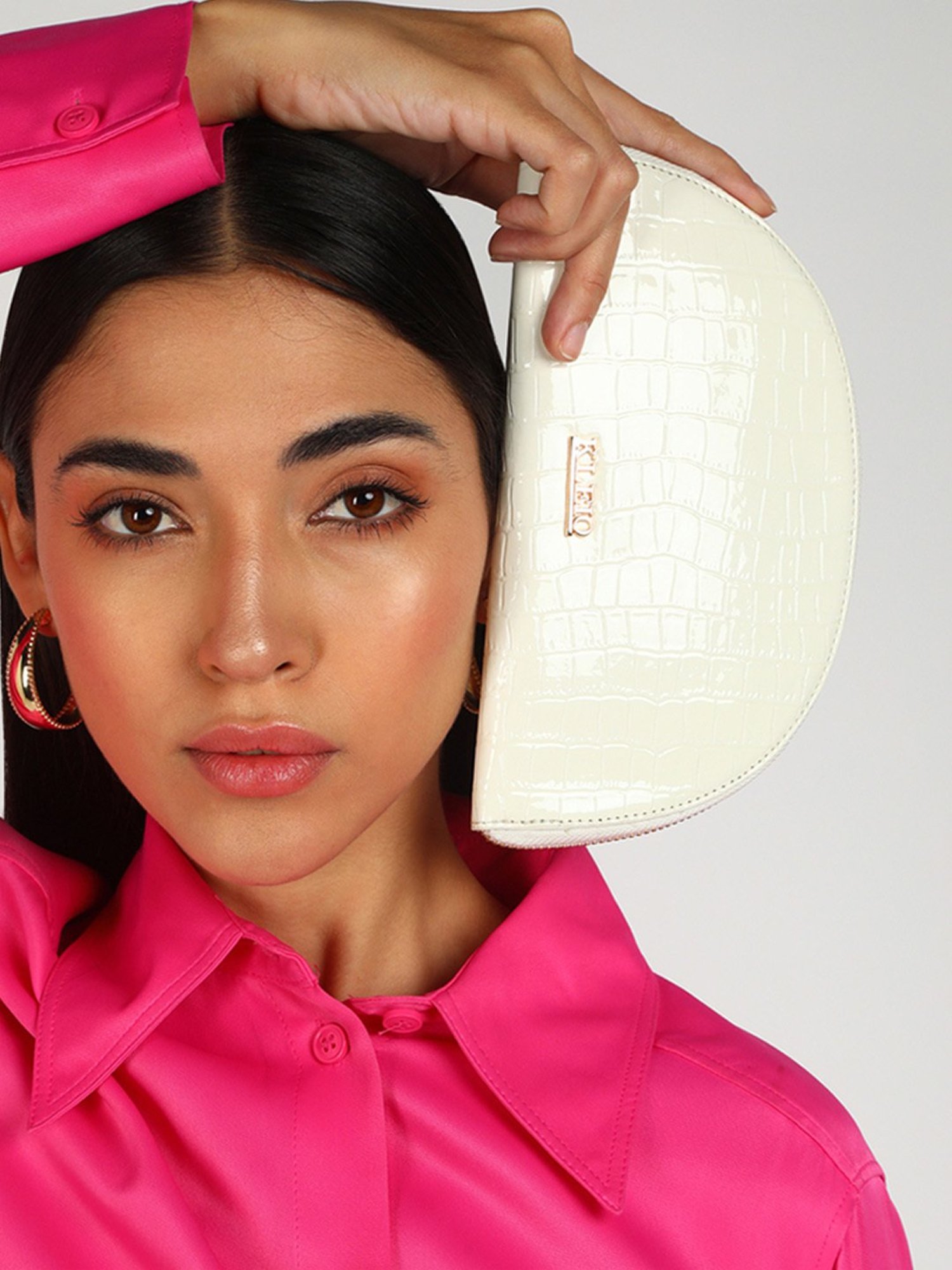 Louis Philippe Brown Casual Leather Money Clip Wallet for Men