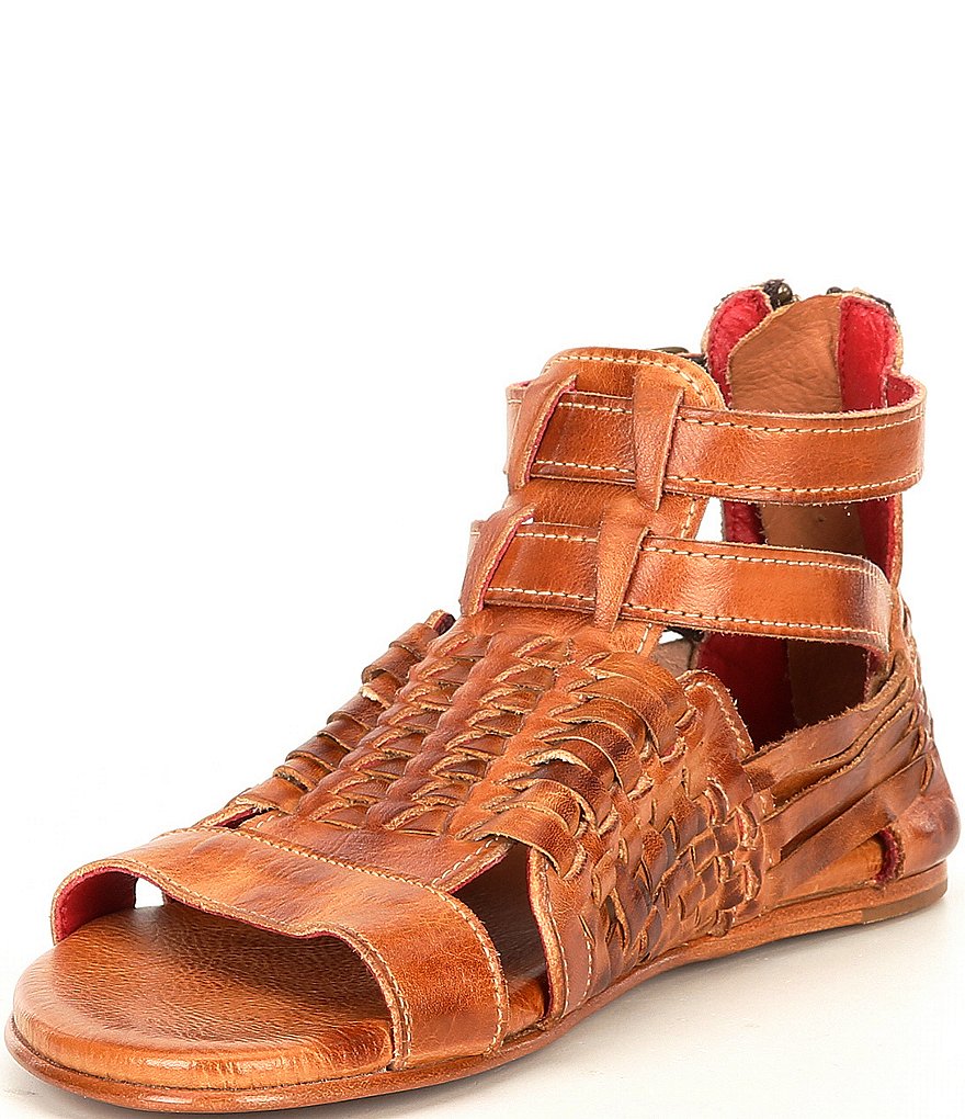 Bed Stu Claire Leather Flat Sandals