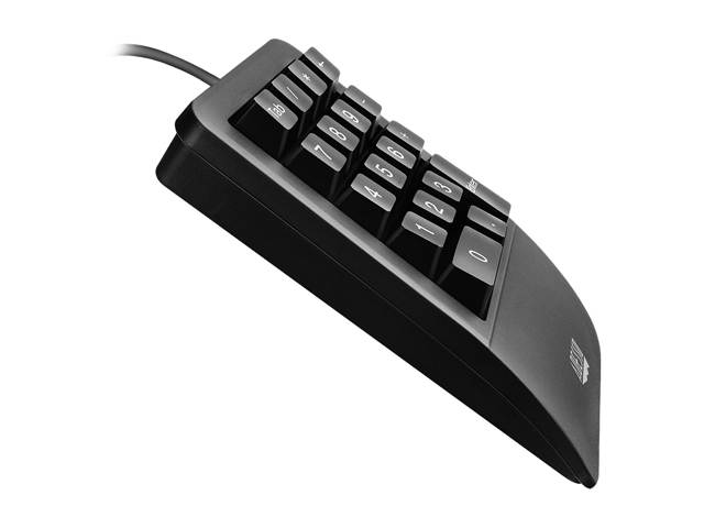 Adesso AKB-618UB Antimicrobial Waterproof Numeric Keypad with Wrist Rest Support