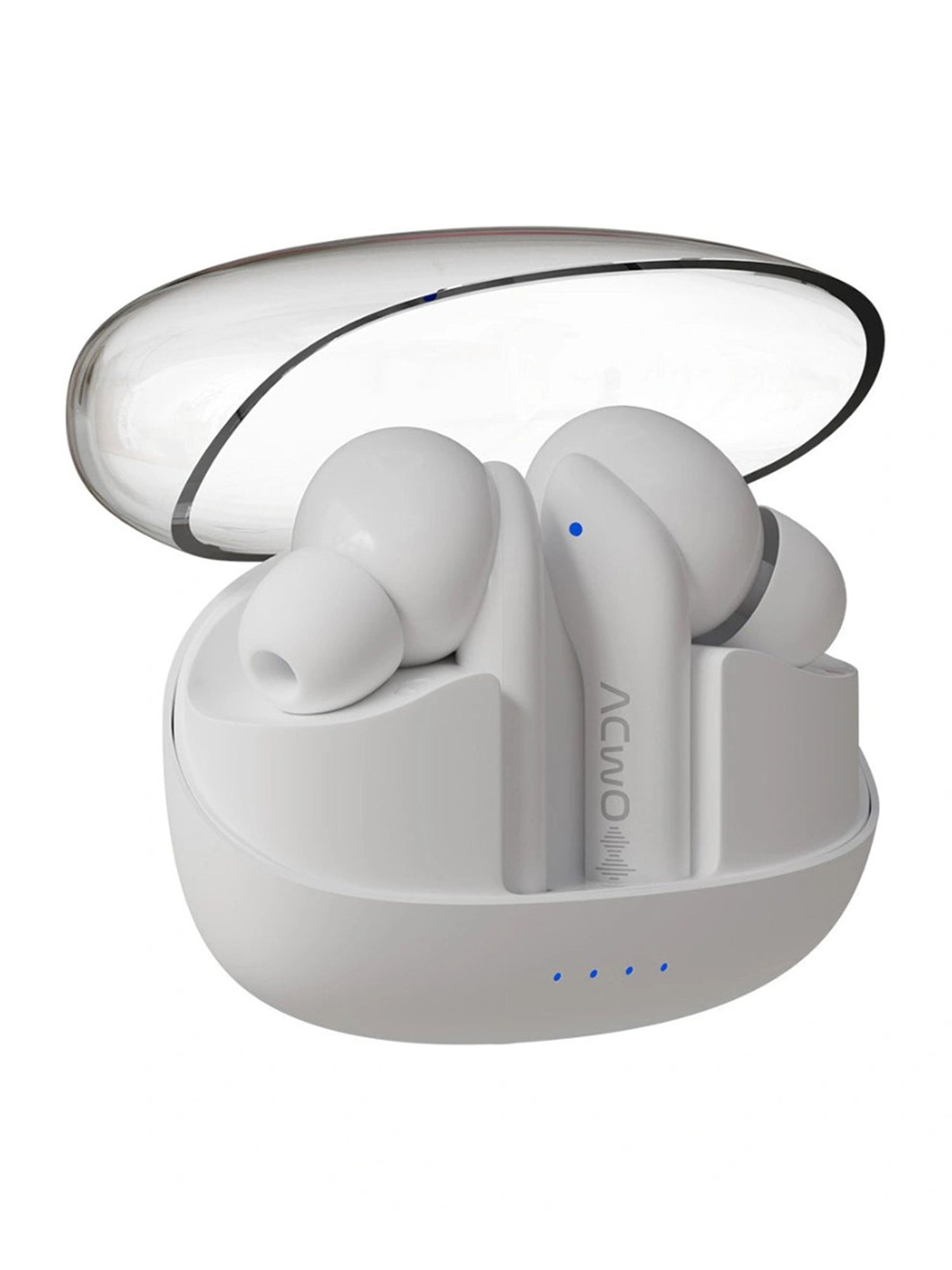 ACwO DwOTS 535 In Ear BT Earbuds with 35H Playtime & BasS BooM X Sound (Cotton White, True Wireless)