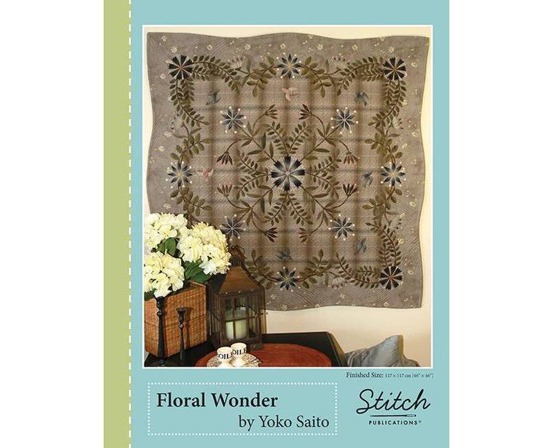 Floral Wonder Quilt Pattern - by  Yoko Saito (Loose-Leaf)
