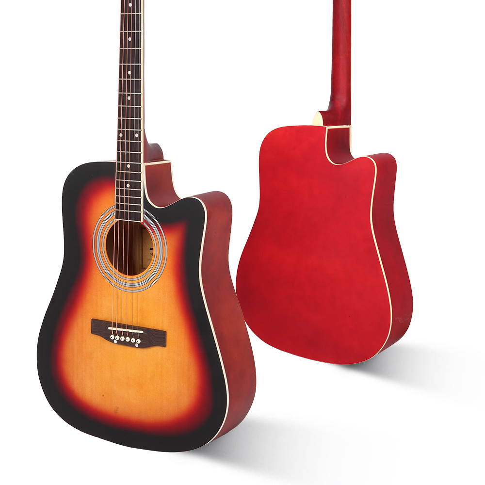 Glarry GT502 41" Practice Beginner Spruce Folk Acoustic Guitar Sunset