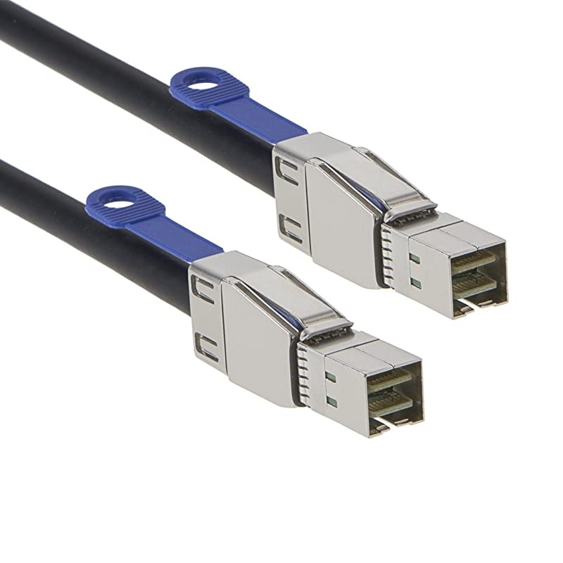 6.6FT External HD Mini SAS SFF-8644 to SFF-8644 Cable, 2M/ Black &hellip;