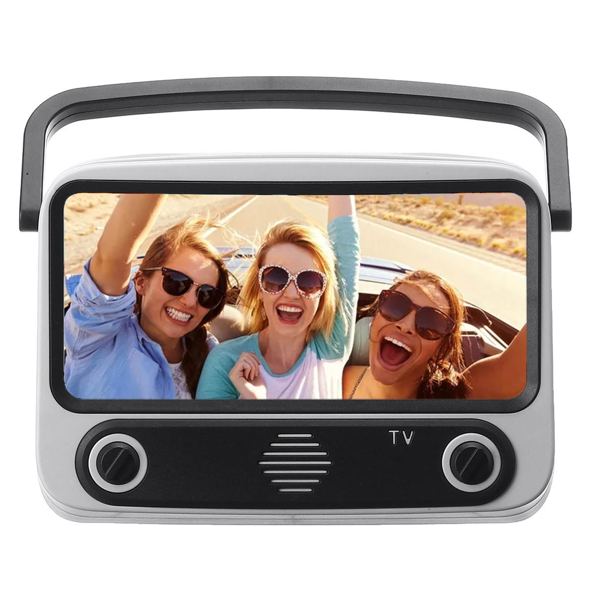 KA340 5Way Powered Rechargeable LED Camping Lantern Emergency AMFMSW NOAA Weather Alert Radio with Bluetooth Flashlight 5V USB Mobile Phone Charger MP3 Player Siren Gold