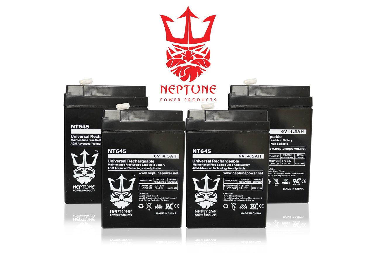 4 NT645 PS640 Battery Lead Acid Battery 6V 4.5ah 6 Volt Mojo Game Feed