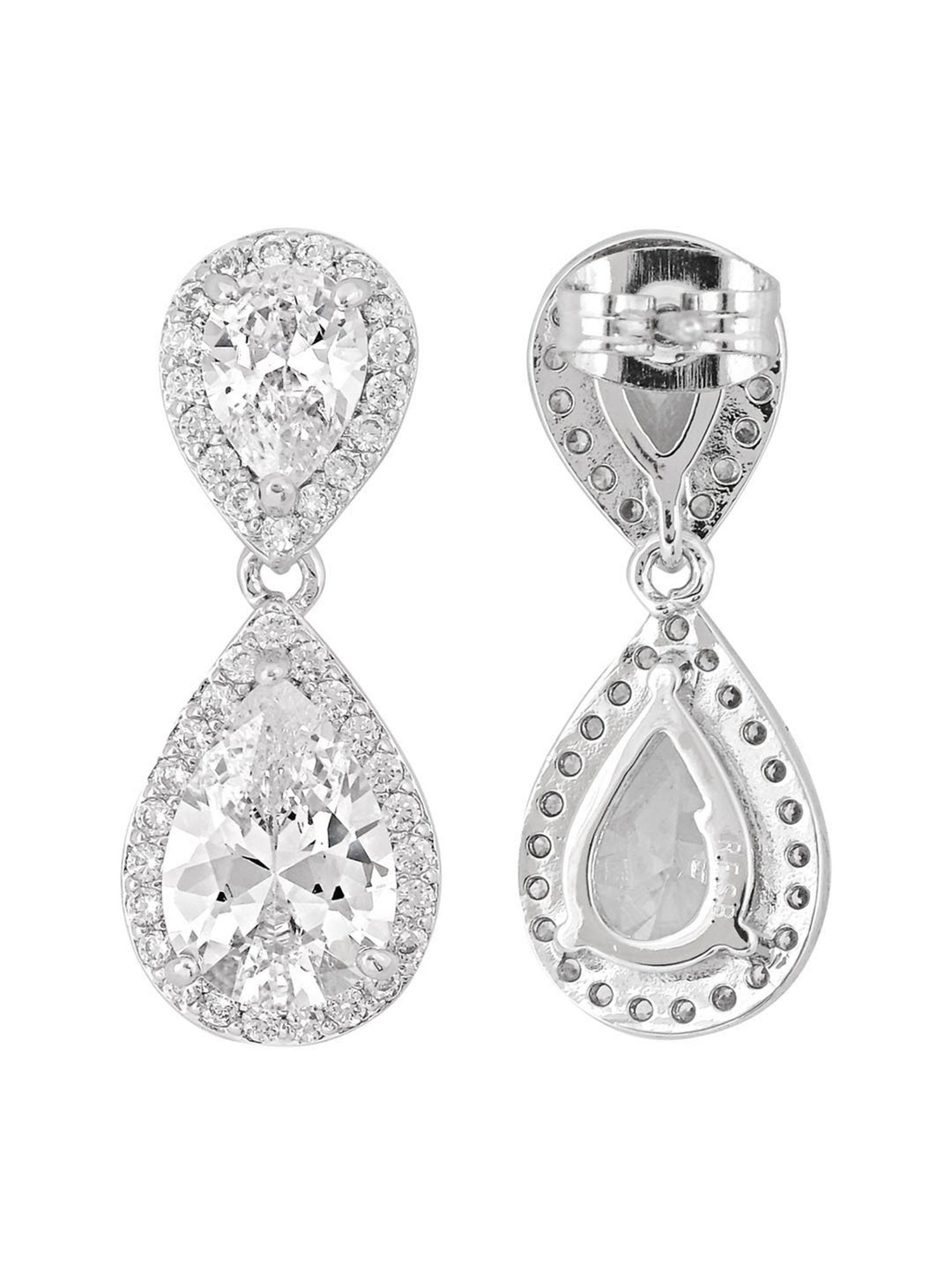 The Real Effect London 800 Silver Earrings for Women