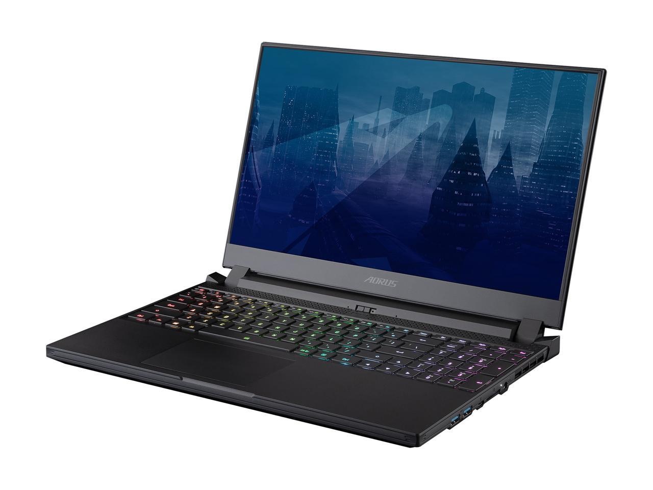 Gigabyte AORUS 15P Gaming & Entertainment Laptop (Intel i7-11800H 8-Core, 64GB RAM, 8TB PCIe SSD, 15.6" Full HD (1920x1080), NVIDIA RTX 3080, Wifi, Win 10 Home) with Microsoft 365 Personal , Hub