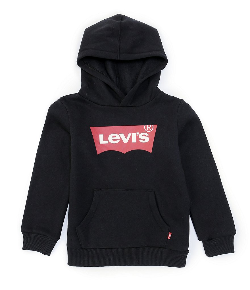 Levi's&reg; Little Boys 2T-7 Batwing Fleece Hoodie