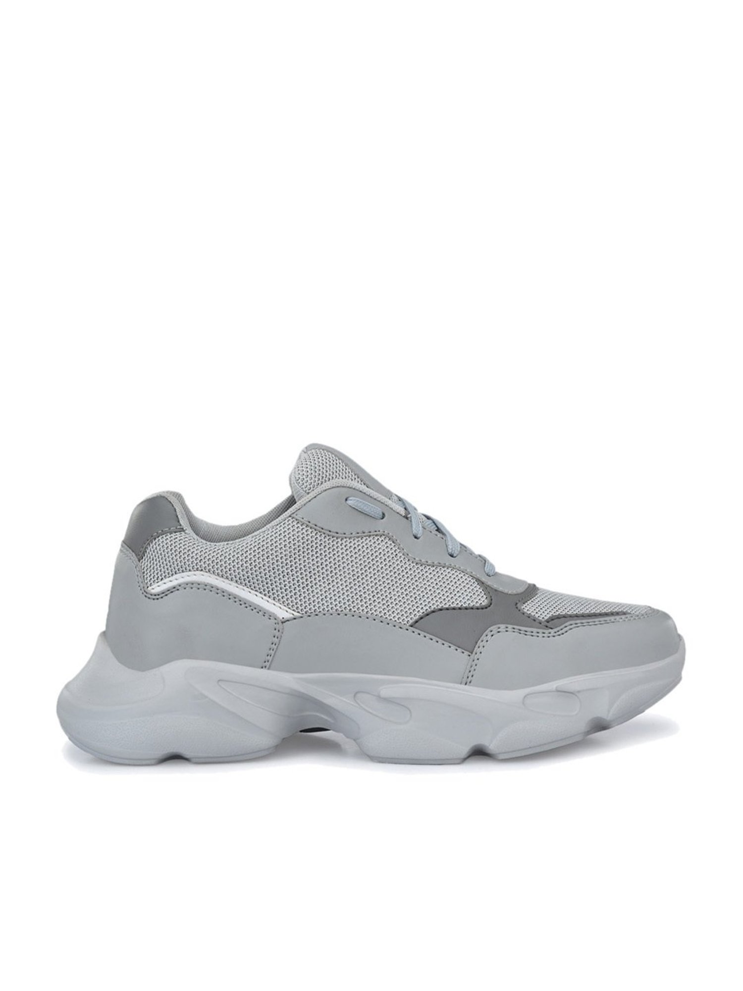 El Paso Men's Grey Casual Sneakers