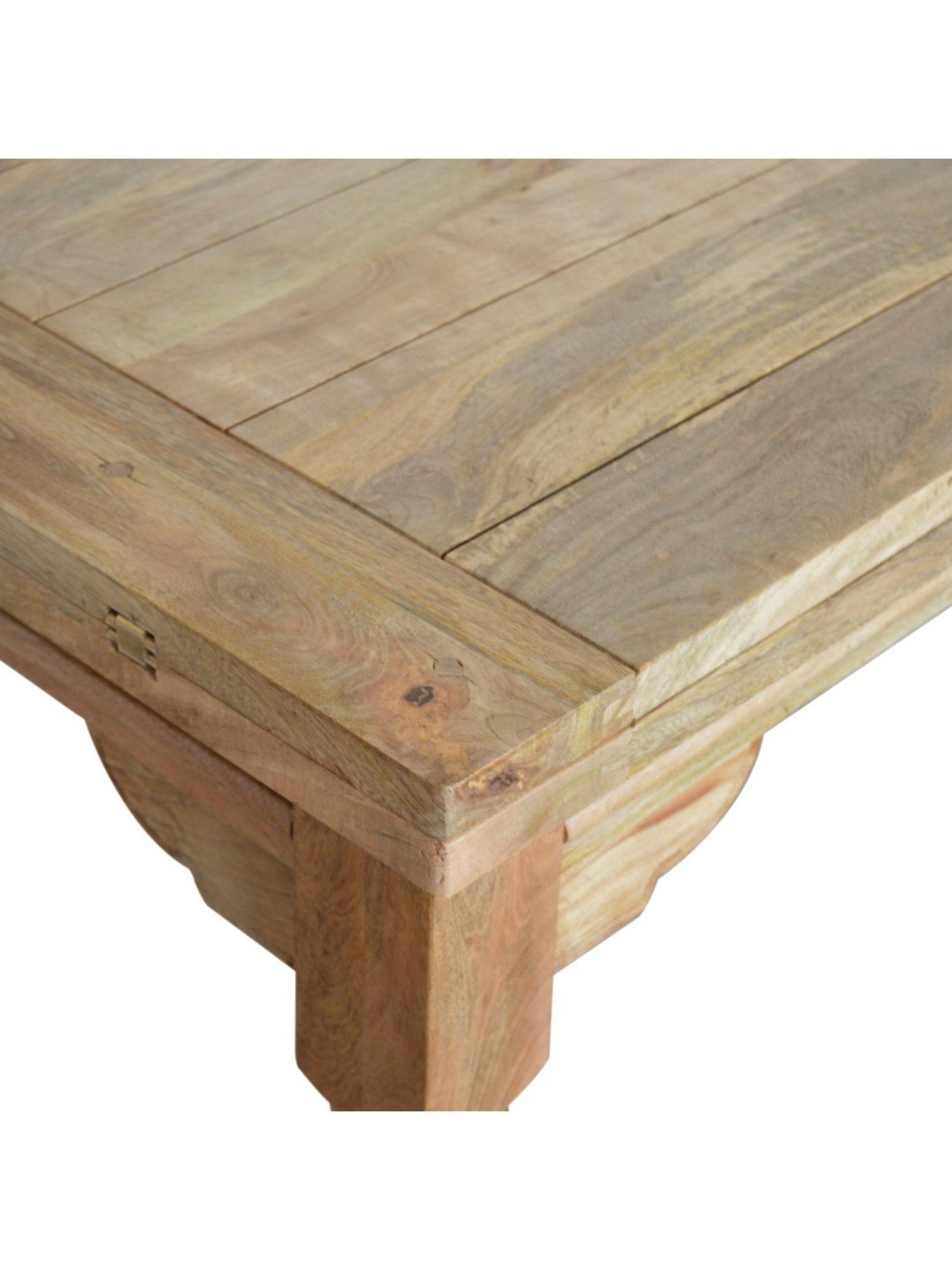 Artisan Furniture Granary Royale Turned Leg Brown Wood Butterfly Dining Table