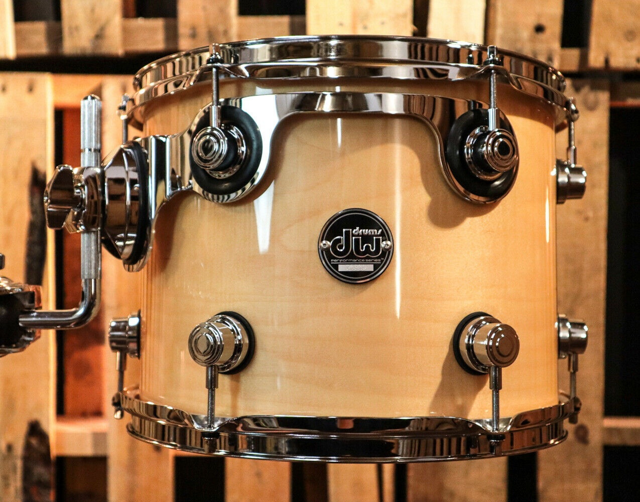 DW Performance Natural Lacquer Rack Tom - 9x12